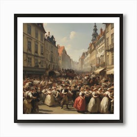 Street Scene Art Print