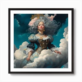 The Queen Of The Clouds 1 Art Print