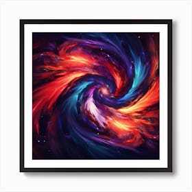 Galaxy Swirl Art Print