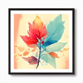 Autumn Leaves Art Print