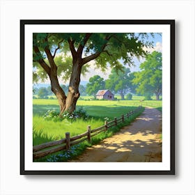 Country Road 13 Art Print