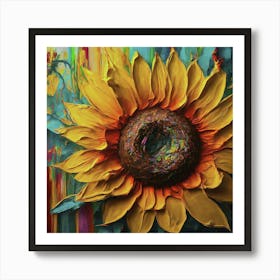 Sunflower 12 Art Print