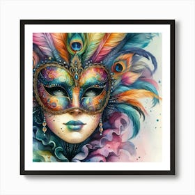 Carnival Mask 7 Art Print