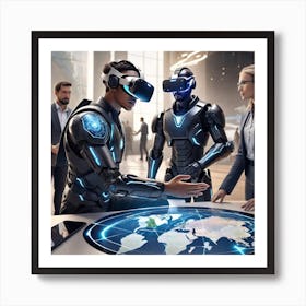 Vr Headsets 2 Art Print