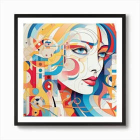 Futuristic Art 2 Art Print