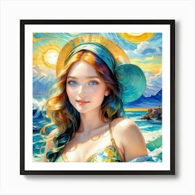 Mermaidvjj Art Print