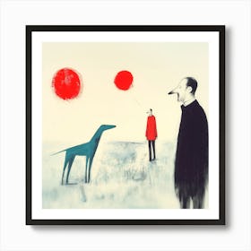 Dogs And Their People XVI Art Print