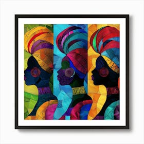 African Women Print Art Print
