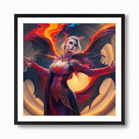 Demon Goddess Art Print