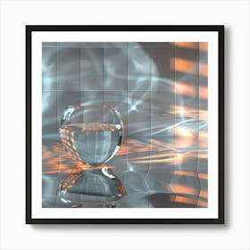 Glass Of Water 2 Art Print