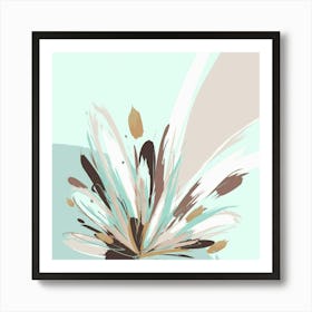 Abstract Flower Painting 2 Art Print