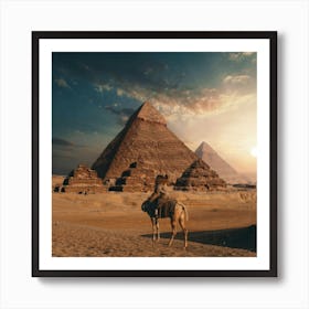 Egypt At Sunset 2 Art Print