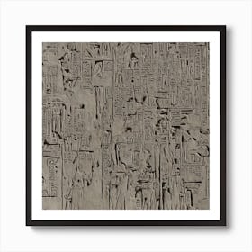 Egyptian Relief Art Print