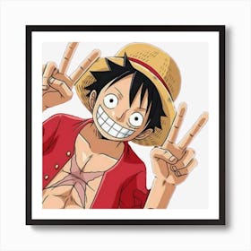 One Piece Luffy 1 Art Print