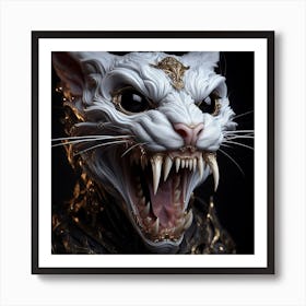 Cat Of The Gods Art Print