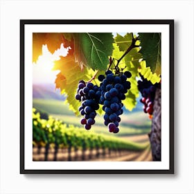 Grapes On The Vine Art Print