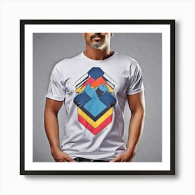 Mountain T-Shirt 1 Art Print