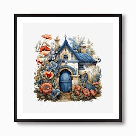 Cottage Paradise Art Print