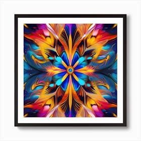 Abstract Flower 5 Art Print