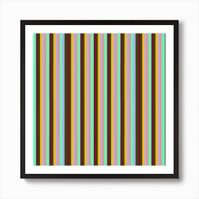 Striped Wallpaper Art Print