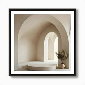 Arched Room 1 Art Print