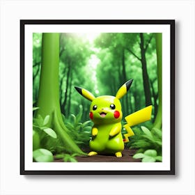 Pokemon Pikachu Art Print