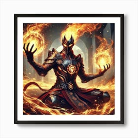 Ronan Ashheart Pyrokinesis Art Print