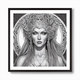 Viking Woman Art Print