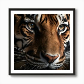 Tiger Portrait Art Print