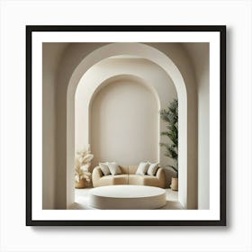 Room With Arches 12 Art Print