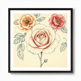 Roses 18 Art Print