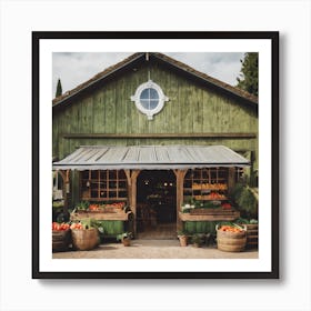 Farm Stand 3 Art Print