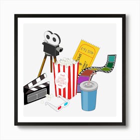 Cinema Art Print