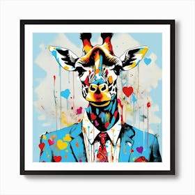 Giraffe 8 Art Print