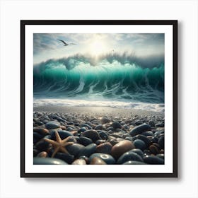 Ocean Wave 4 Art Print