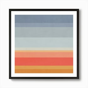 Colored Stripes - Candy02 Art Print