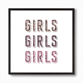 Animalgirls Square Art Print