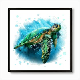 Sea Turtle Art Print