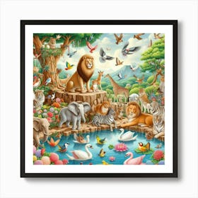 Animal Kingdom Art Print