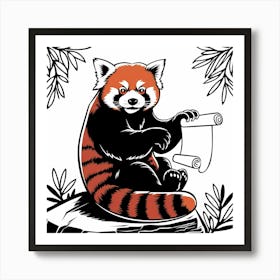 Red Panda 1 Art Print