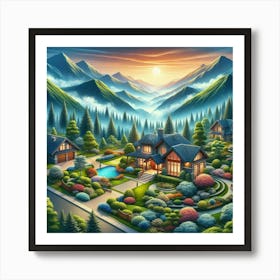 Fill Homes With Calming Landscapes Art Print