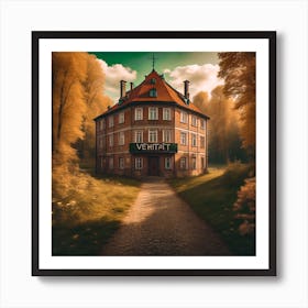 House In The Woods Art Print