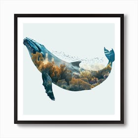 Humpback Whale Art Print