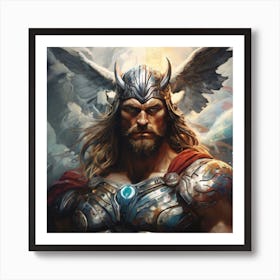 Thor Ragnarok Valhalla Art Print