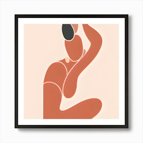 Woman'S Pose Art Print