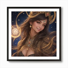 Mystical Enchantress Art Print