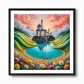 Fairytale Castle 2 Art Print