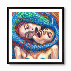 Enchanted Embrace Art Print