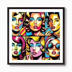 Rhythms of Color: A Pop Art Symphony Art Print