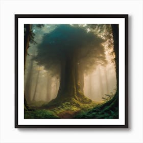 Mossy Forest Art Print